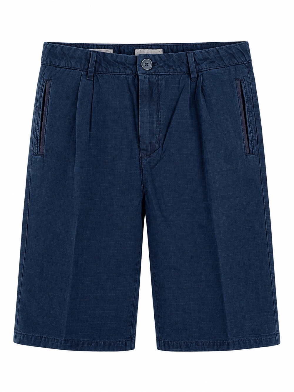 Zara Navy Blue Pleated Kids Shorts